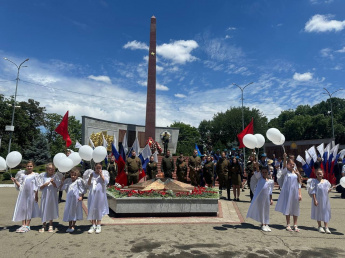 22 июня на площади Победы Состоялся митинг, посвященный дню памяти о начале Великой отечественной войны